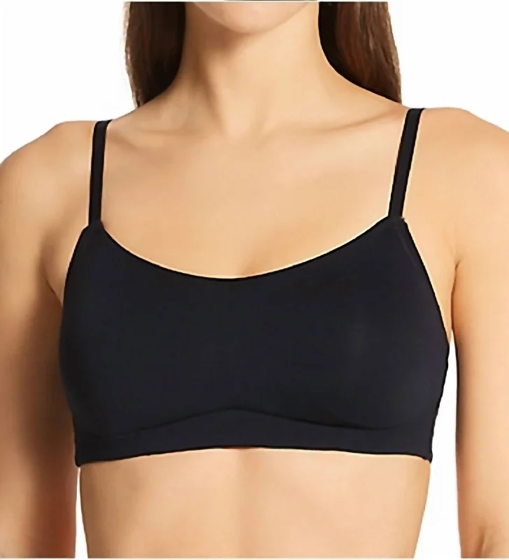 Dot Micro Lounge Bralette In Black Fashionable Women's Clothes