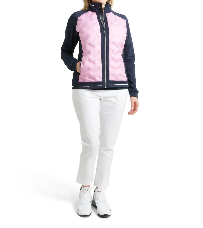 Women Grove Hybrid Jacket In Navy Peony Online Impressions Boutique