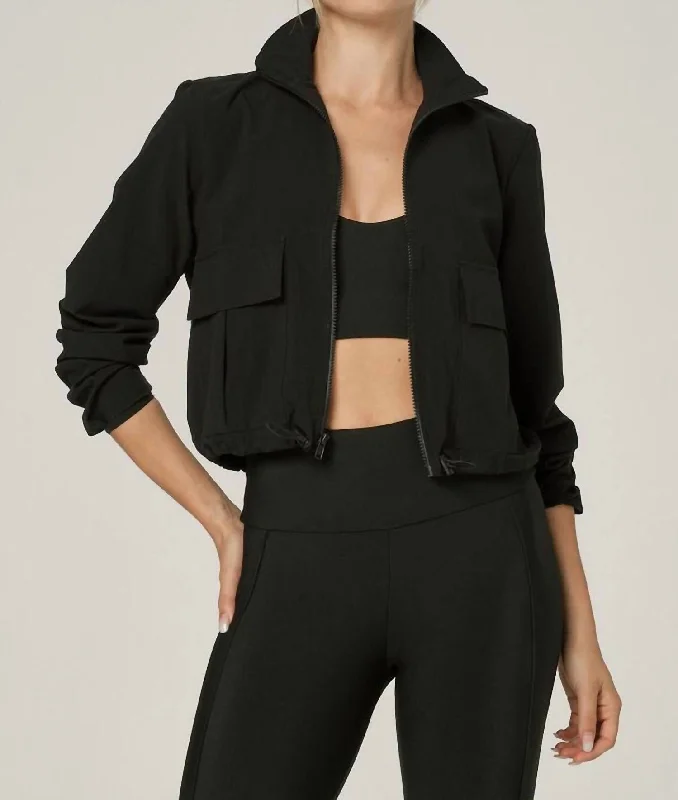 Short Coming Jacket In Black Online Shopping Boutiques