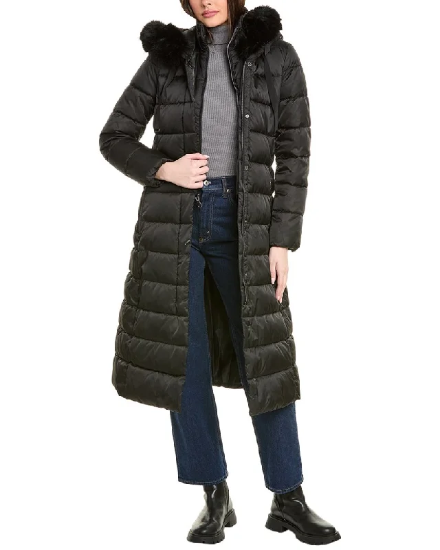 Tahari Puffer Coat Women's Garments