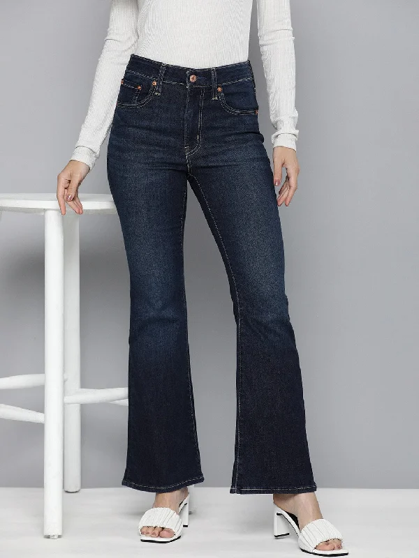 Women's High Rise 721 Skinny Fit Jeans Chic Women's Garments