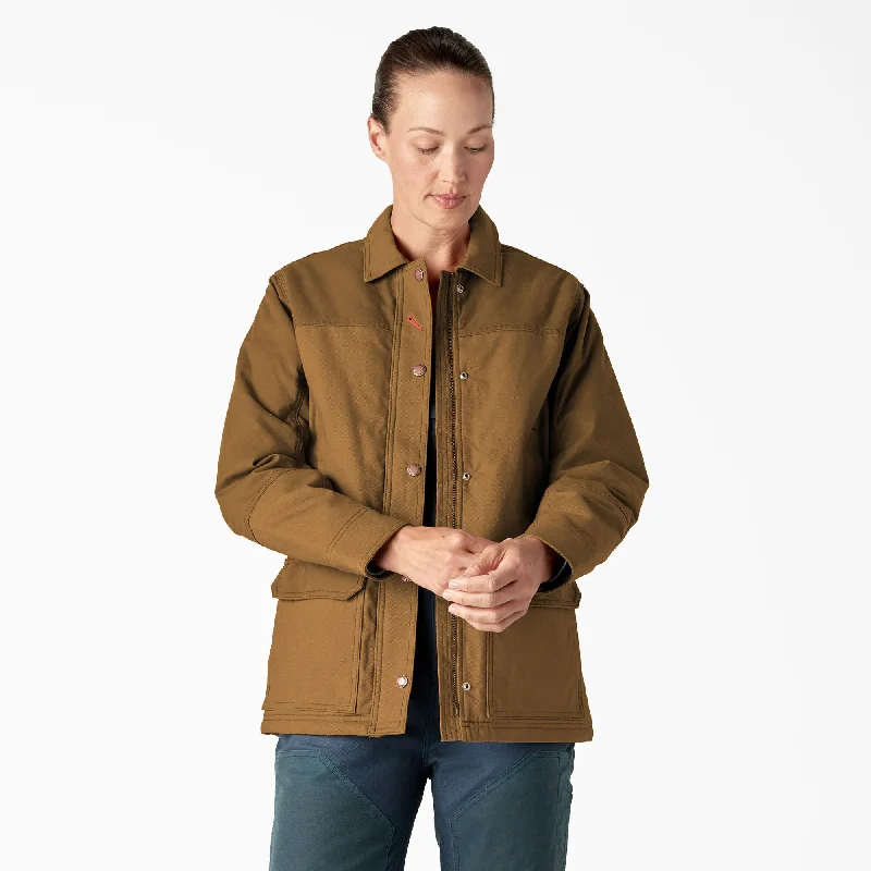 Women's Waxed Canvas Chore Coat Women's Stylish Casual Garments