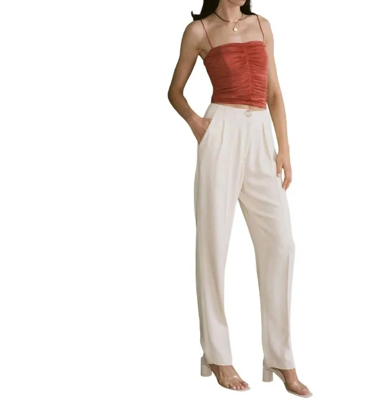 Lila Pant In Ivory Chic Women's Garments