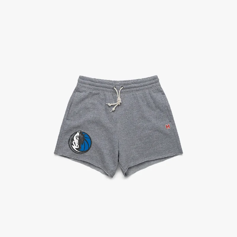 Women's Dallas Mavericks Logo Sweat Shorts Women's Occasion Wear Apparel