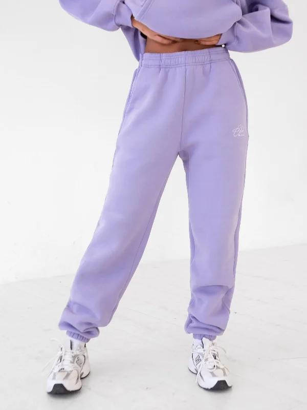 Club Sweatpants - Violet Affordable Women's Apparel