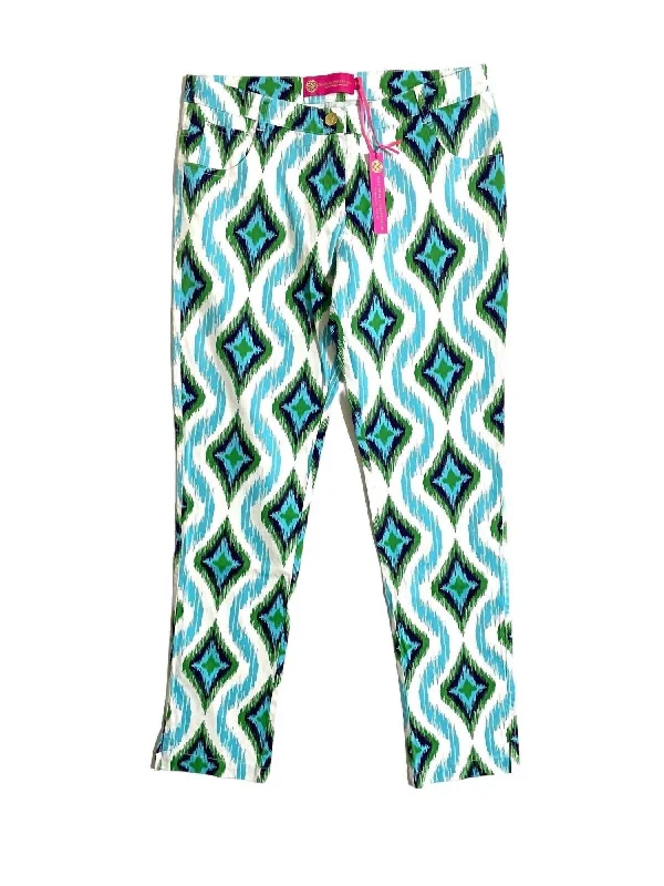 Women's Casual Stretch Printed Pants In Multicolor Trendy Boutiques Online