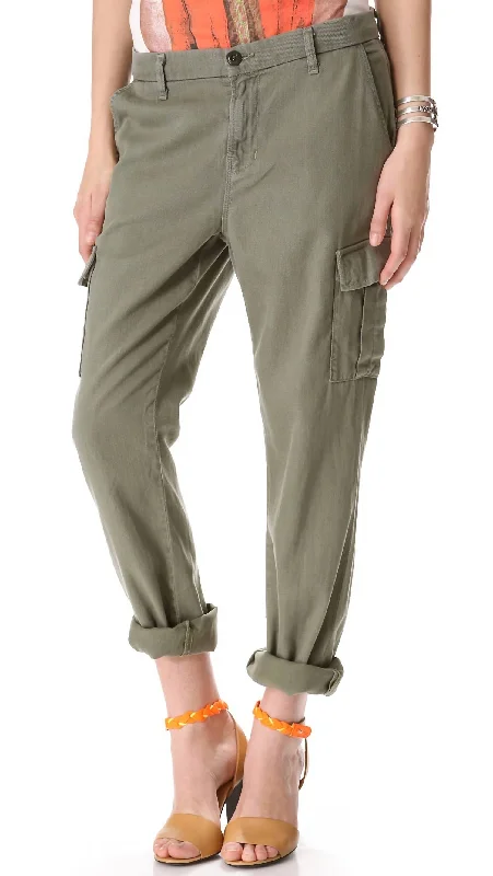 Croft Easy Cargo Pant In Olive Green Casual Women's Clothing Online