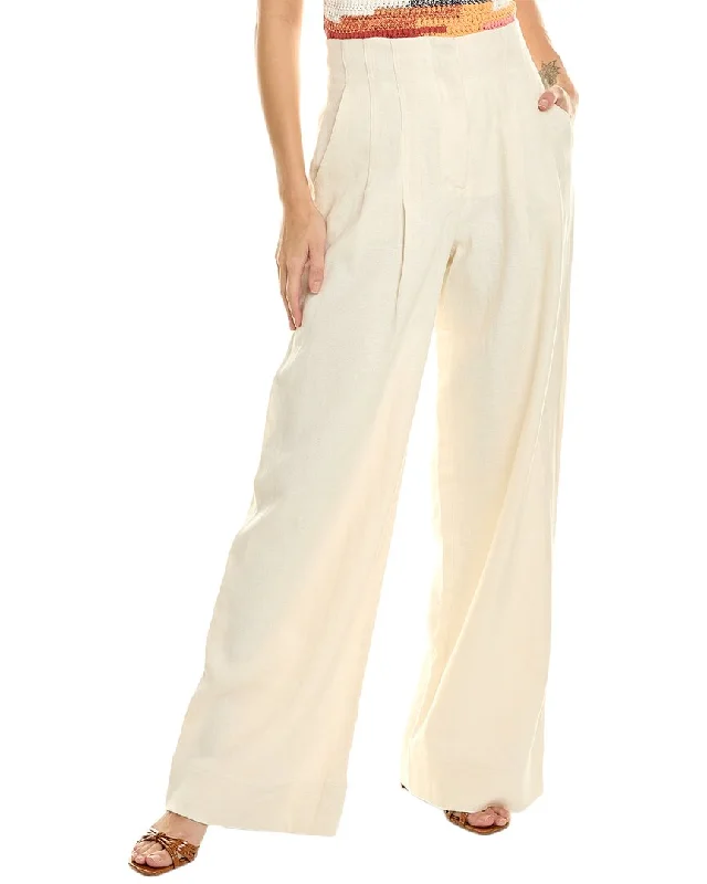 A.L.C. Bennett Linen-Blend Pant Online Shopping Boutiques