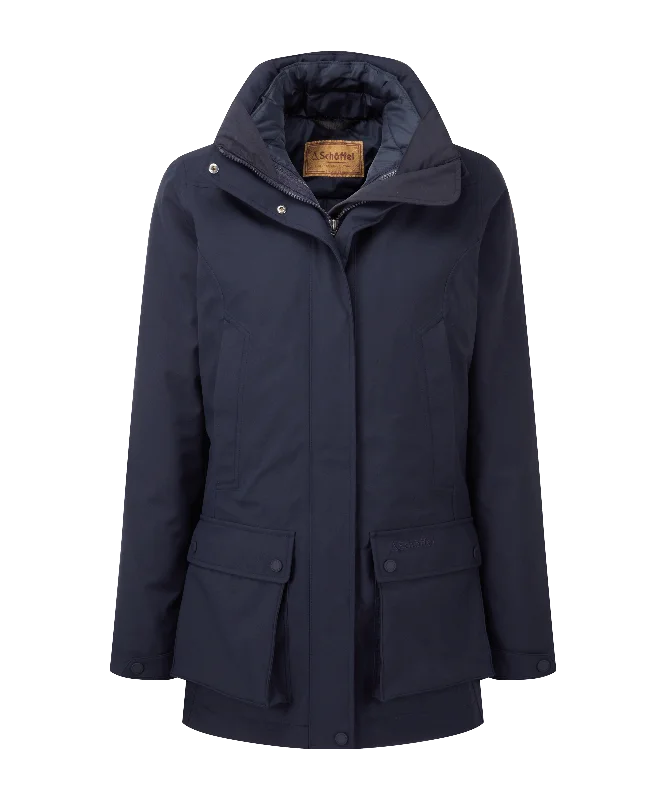 Uppingham 3-in-1 Coat - True Navy Relaxed Fit Women's Fashion