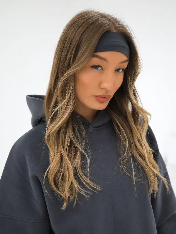 Soft Headband - Charcoal Women's Occasion Wear Clothes