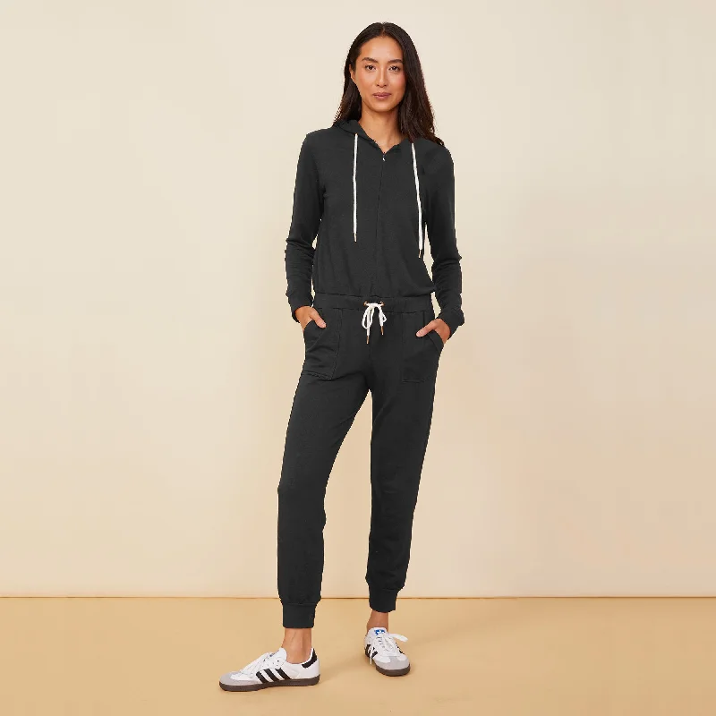 Supersoft Fleece Hooded Jumpsuit Women's Clothing For Special Occasions