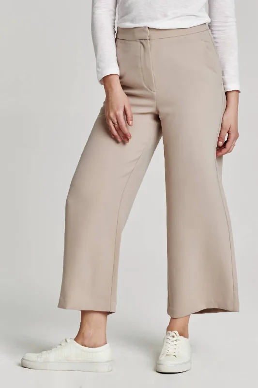 Denali Cropped Pant In Moonstone Women's Fashionable Attire For Work