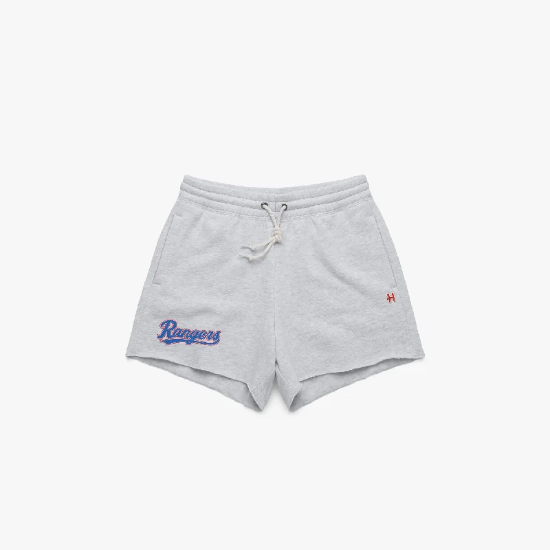 Women's Texas Rangers Jersey Logo Sweat Shorts Charming Women's Clothes For Special Events