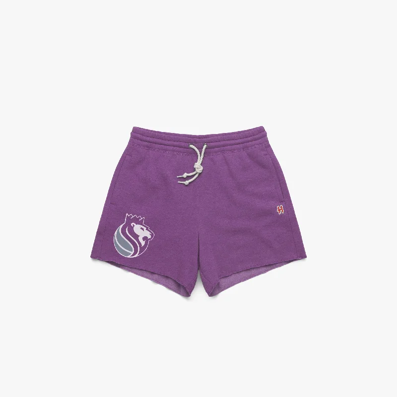 Women's Sacramento Kings Logo Sweat Shorts Women's Sporty Chic Clothes