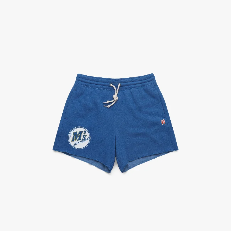 Women's Seattle Mariners '87 Sweat Shorts Vintage-Inspired Women's Apparel