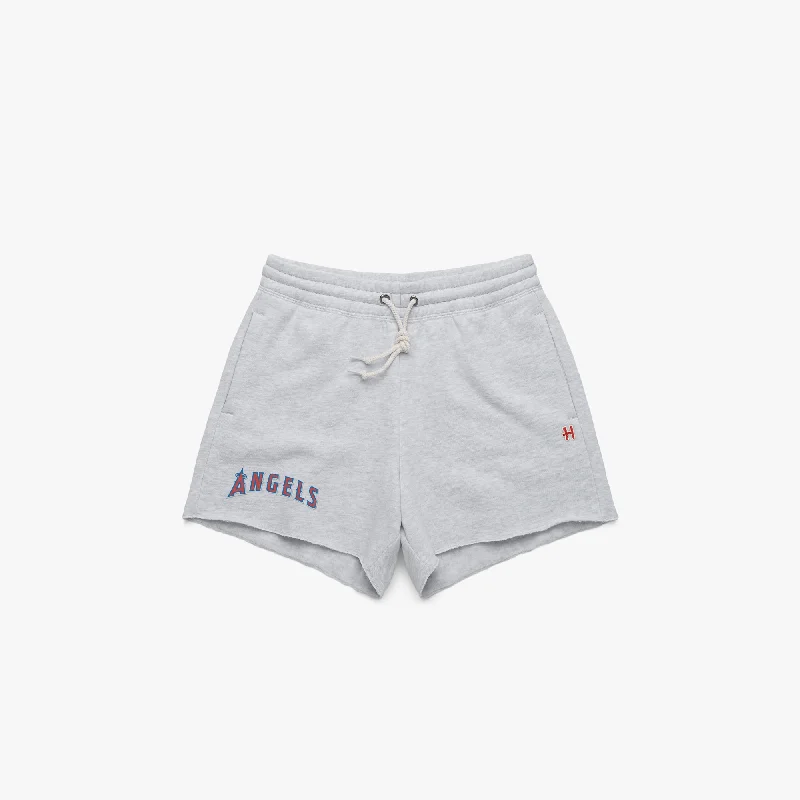 Women's Los Angeles Angels Jersey Logo '12 Sweat Shorts Women's Holiday Clothing