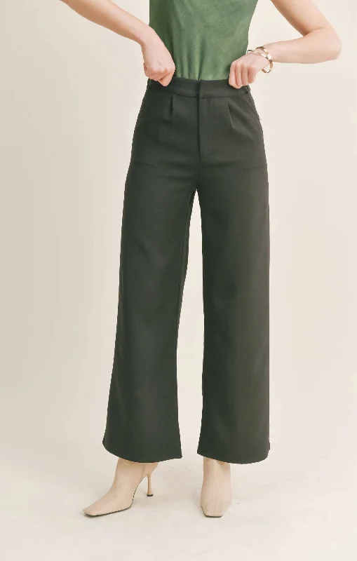 Coffee Date Pants In Black Charming Women's Garments