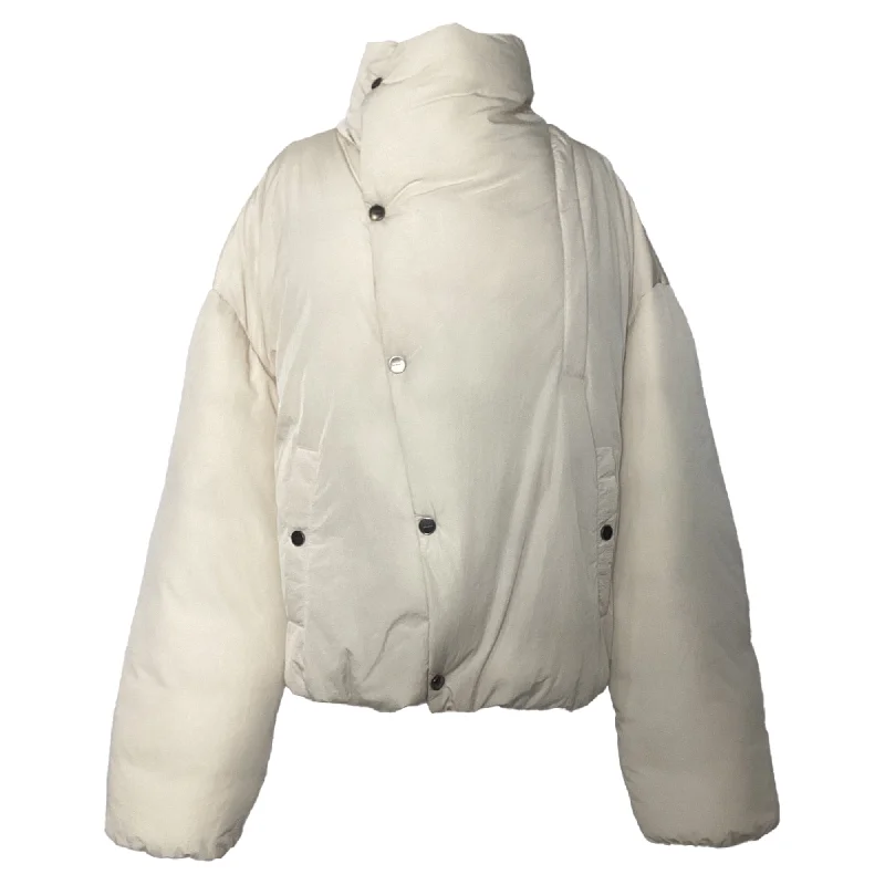 Jacquemus Le Chouchou Buttoned High Neck Down Jacket Elegant Women's Evening Garments