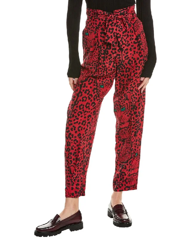 RED Valentino Silk Pant Fashion Women's Clothing