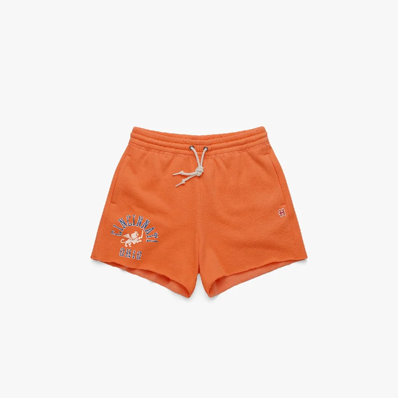 Women's FC Cincinnati Arch Sweat Shorts Women's Functional Apparel For Outdoor Activities