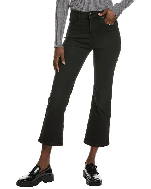 Kenneth Cole High-Rise Cropped Kick Flare Jean Women's Luxury Attire