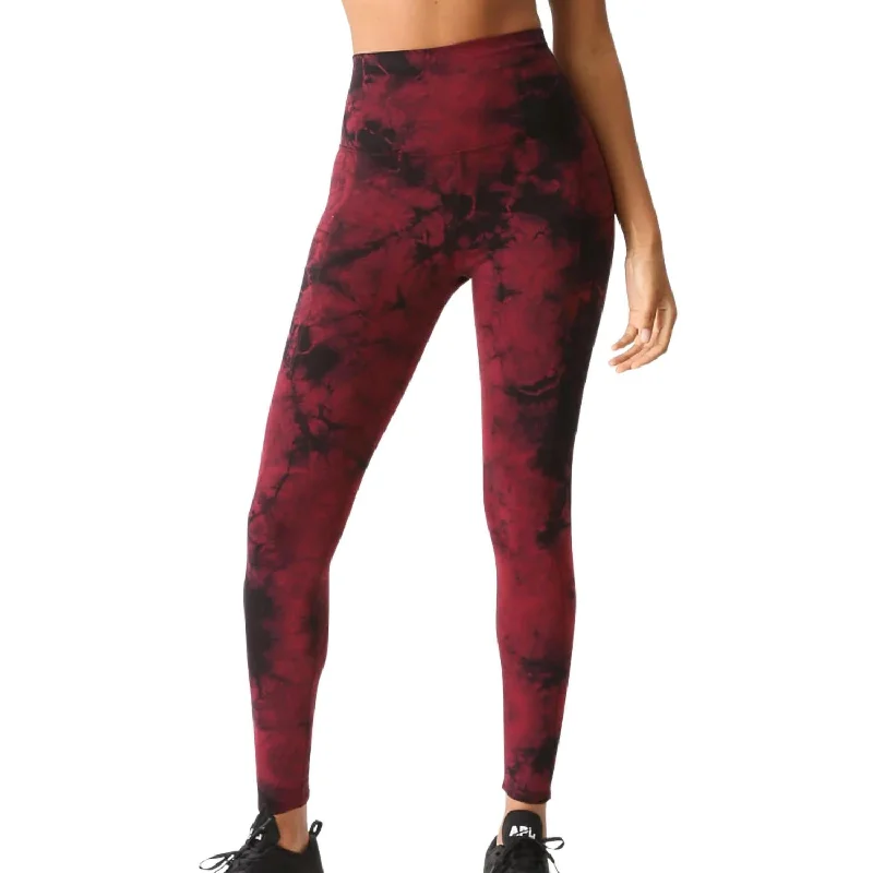 Lajolla Pocket Legging In Auburn/onyx Women's Clothing