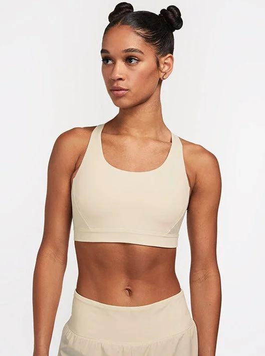 ALRN Mid Support Crossback Bra - White Sand Modern Women's Clothes