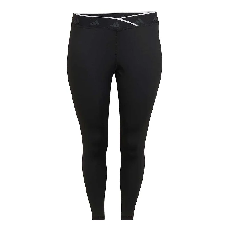 adidas - Women's Techfit V-Shaped Elastic 7/8 Leggings (Plus Size) (HF6677) Women's Clothing Online Sale