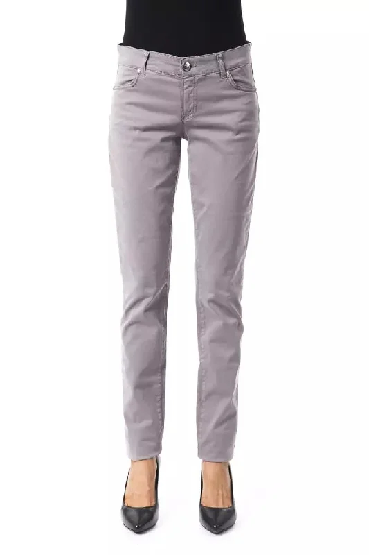 BYBLOS  Cotton Jeans & Women's Pant Classic Women's Apparel