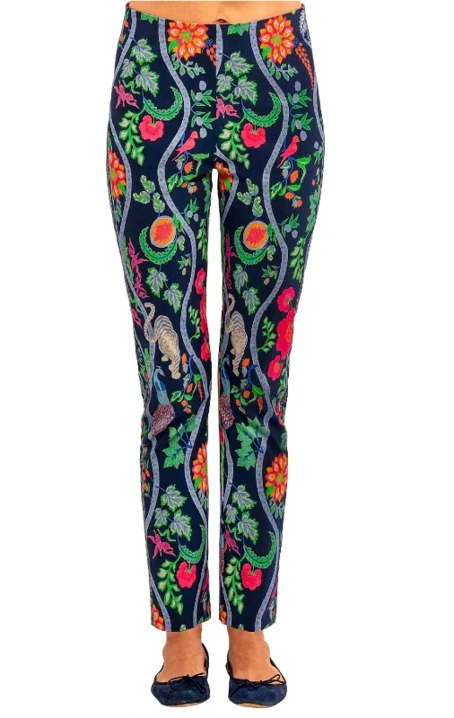 Gripeless Pants In Jungle Symphony Women's Romantic Outfit