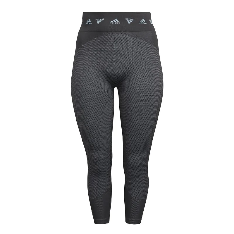 adidas - Women's Aeroknit 7/8 Tights (Plus Size) (HD1985) Clothing Brands