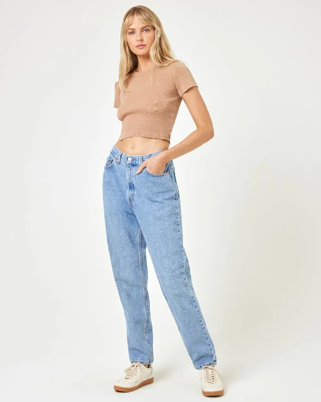 aligrace Michelle Tilted Denim Pant Clothes For Woman