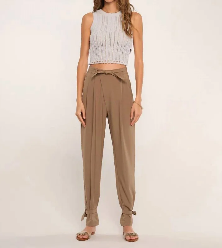 Declan Pant In Brown Vintage Clothing For Women