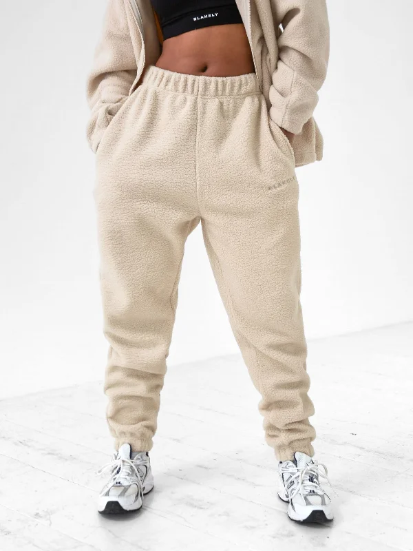 Borg Sweatpants - Sand Women's Travel Apparel