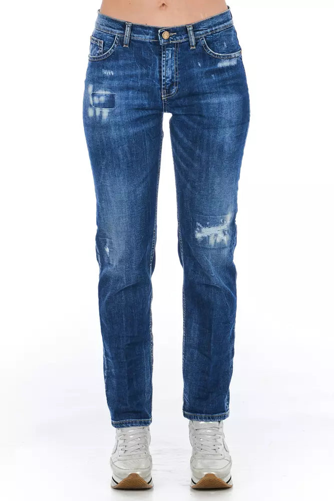 Frankie Morello  Cotton Jeans & Women's Pant Timeless Women's Clothing