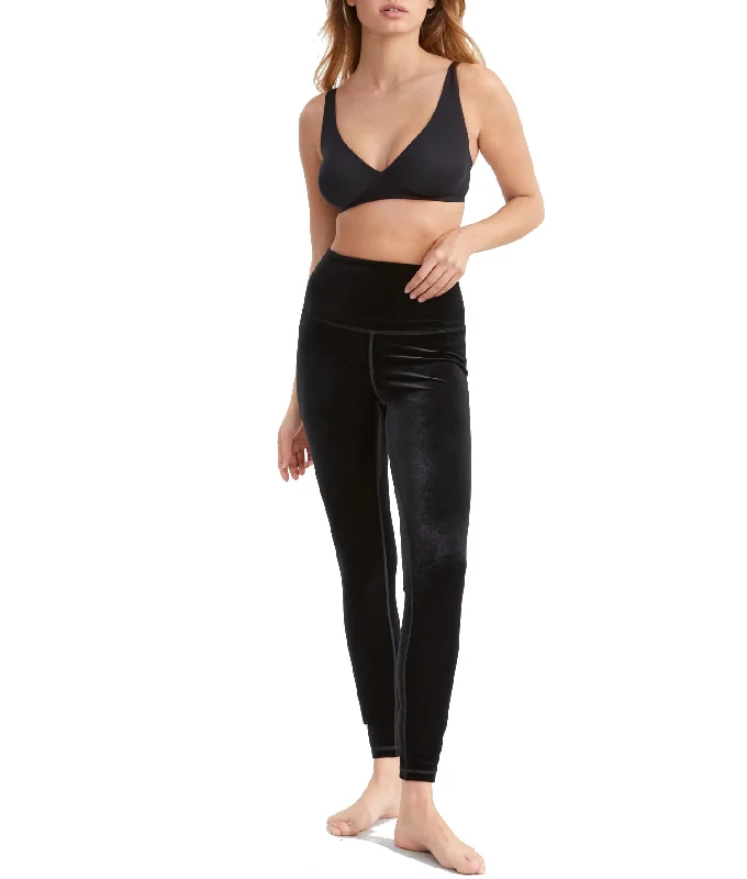 Bare Women's Velvet High-Waist Leggings Women's Versatile Apparel