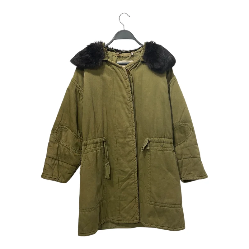 ISABEL MARANT ETOILE/Coat/0/Khaki/Cotton/ Women Online Clothing Boutiques