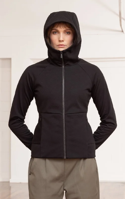 LAMINATED SOFTSHELL HOODY Women's Cozy Winter Attire