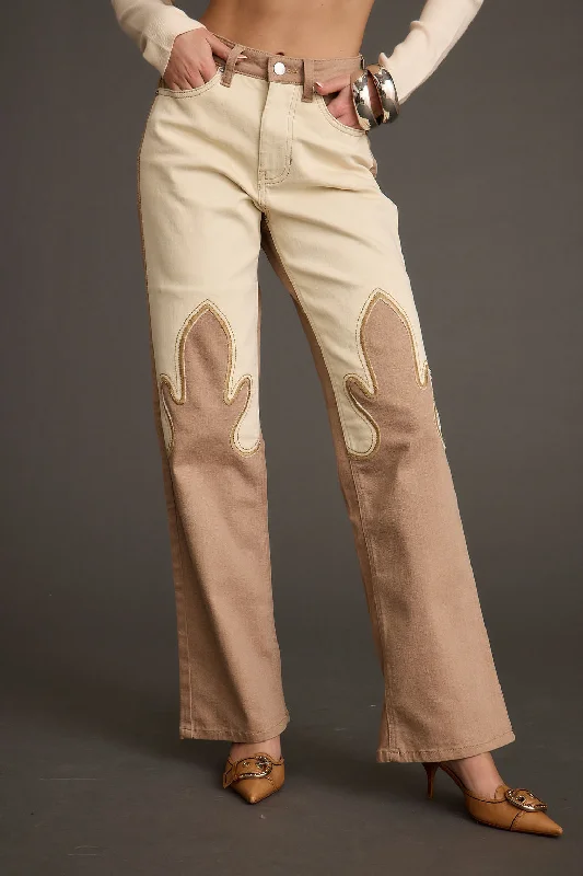 High Noon Two Tone Western Pants VIP Member Discount