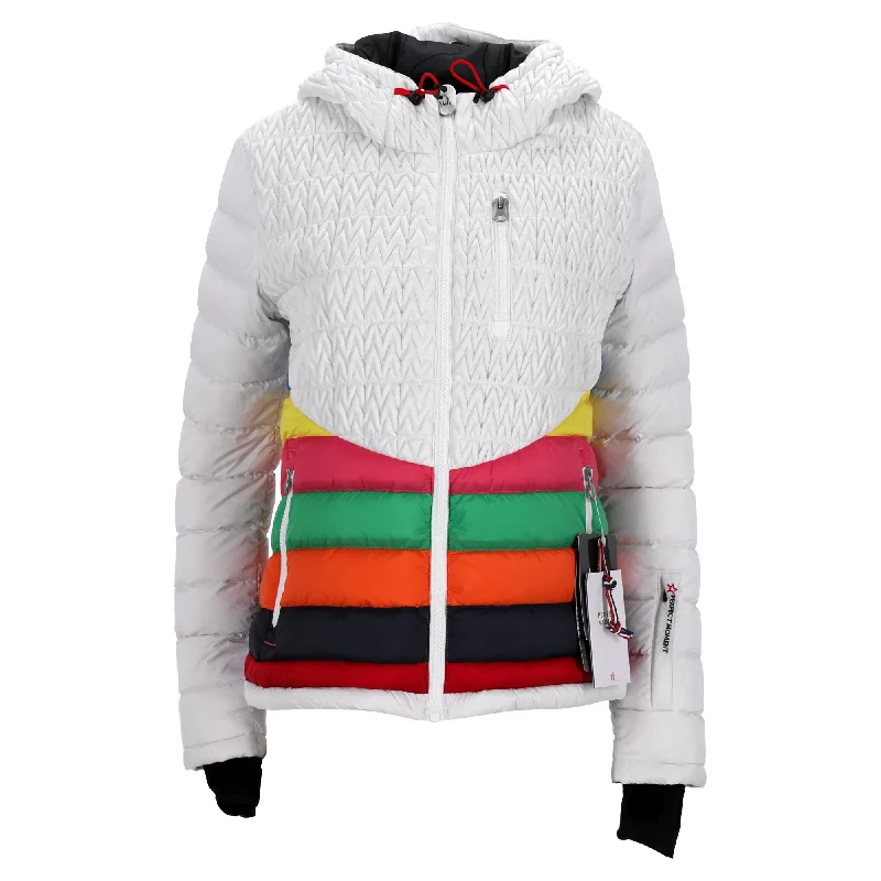 Perfect Moment Vale Down Ski Jacket in Multicolor Nylon Stylish Women's Garments For Holidays