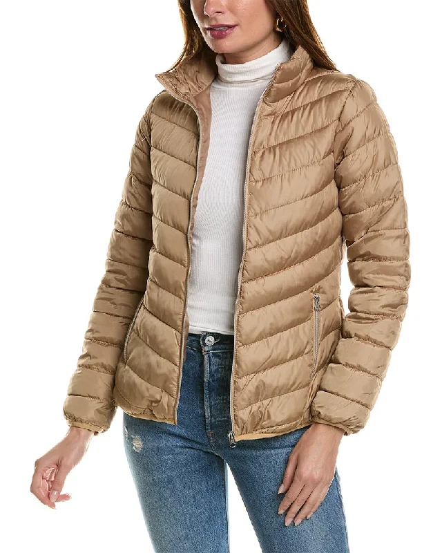 Big Chill Chevron Quilted Jacket Affordable Trendy Clothes For Women