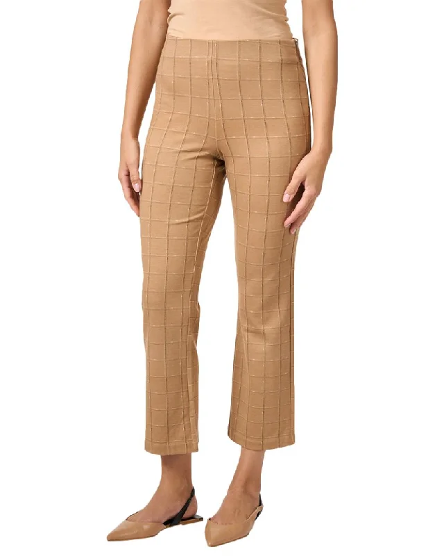 Ecru Prince Stretch Crop Flare Pant Women Wear Boutique