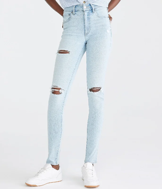 Aeropostale Premium Seriously Stretchy High-Rise Jegging Women's Vacation Attire