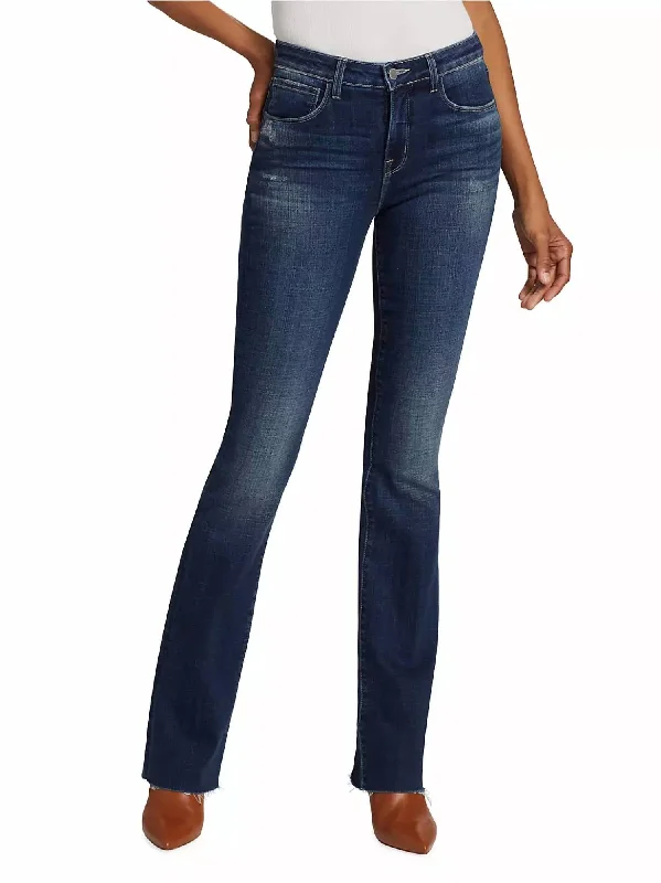 Ruth High-Rise Straight Leg Denim Jeans In Atwood Women's Chic Outerwear Attire