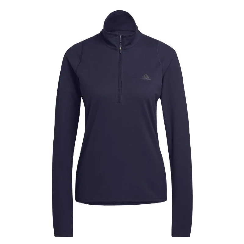 adidas - Women's Run Fast Long Sleeve 1/2 Zip Sweatshirt (HK9017) Women's Trendy Clothes