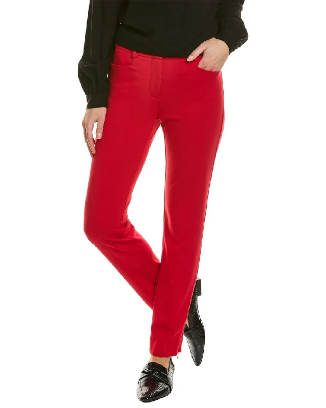 Pink Tartan Ankle Zip Pant Affordable Women's Garments