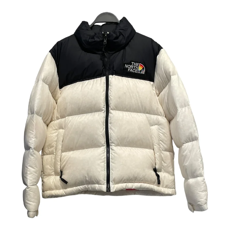 THE NORTH FACE/Puffer Jkt/L/All Over Print/Nylon/WHT/1996 RETRO NUPTSE PRIDE Luxury Fashion