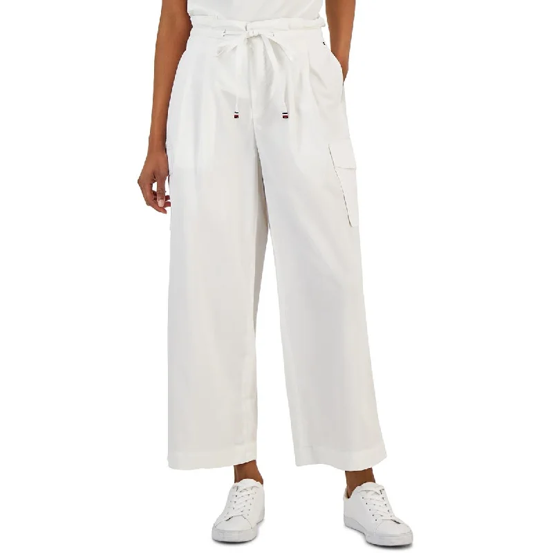 Womens High Rise Wide Leg Cargo Pants Online Boutiques