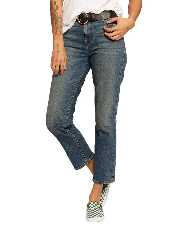 Current/Elliott The Mom Crescent Straight Leg Jean Women's Garments