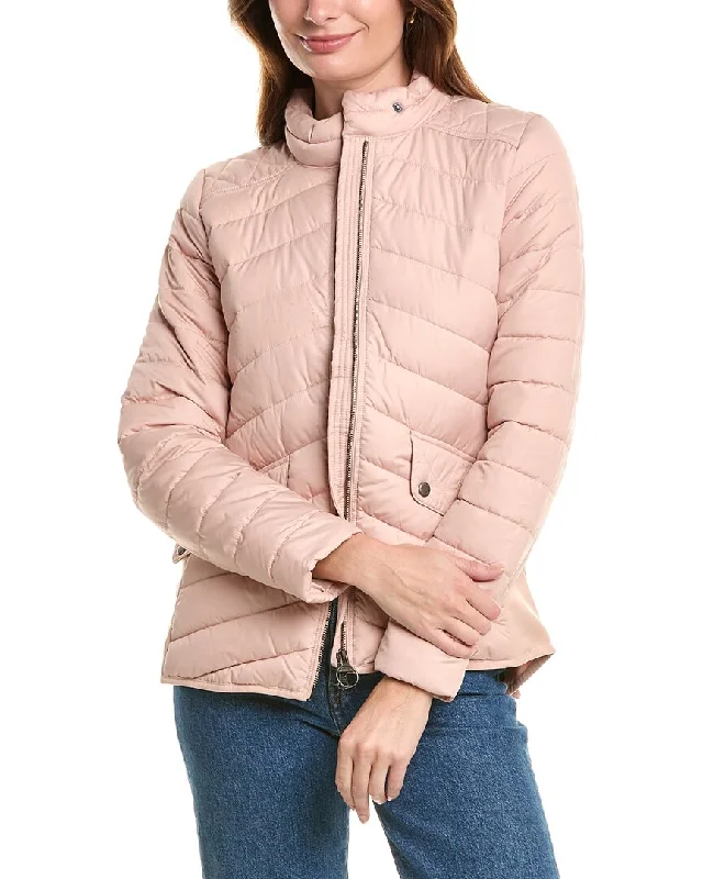 Barbour Cavalry Quilted Jacket Women's Chic Outfit